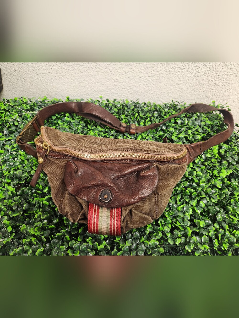 Campomaggi belt bag Canvas & Leather